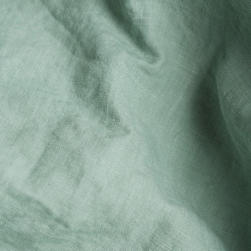 Sage Green Linen Pair of Pillowcases, Standard-2