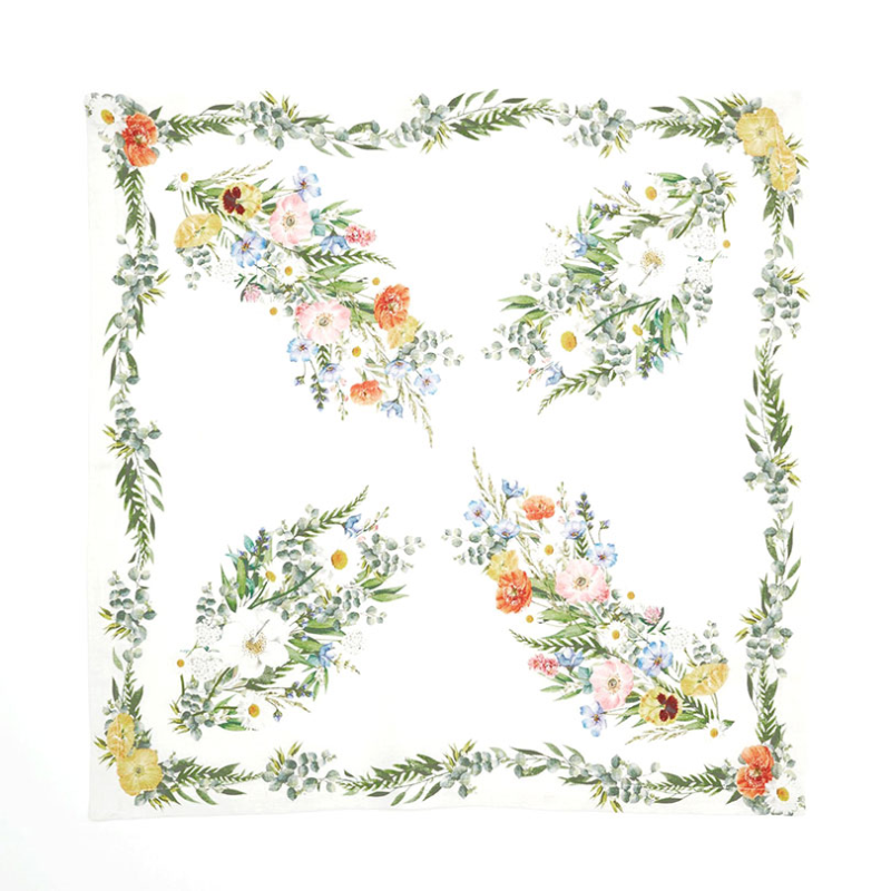 English Garden Vintage Linen Napkin, 52 x 52cm-3