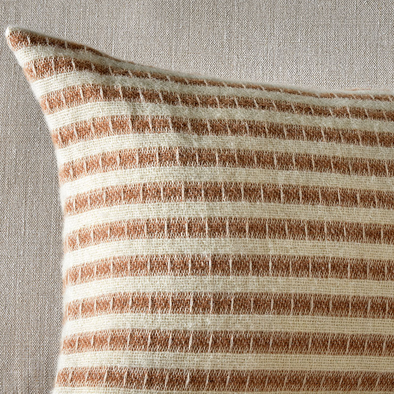 Sanval Wool Cushion Cover, 40 x 60cm, Rust-2