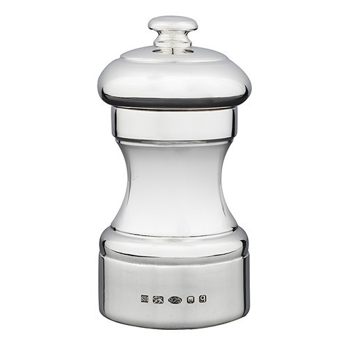 Peugeot mechanism Pepper mill, 10.2cm, Sterling Silver-0