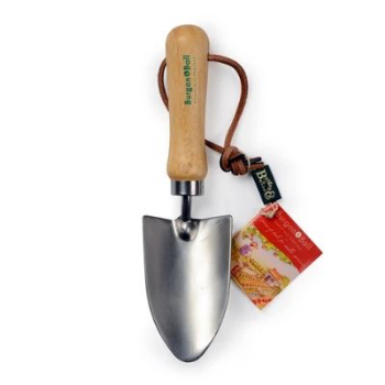 Budding Gardener Hand Trowel, Silver/Natural-0