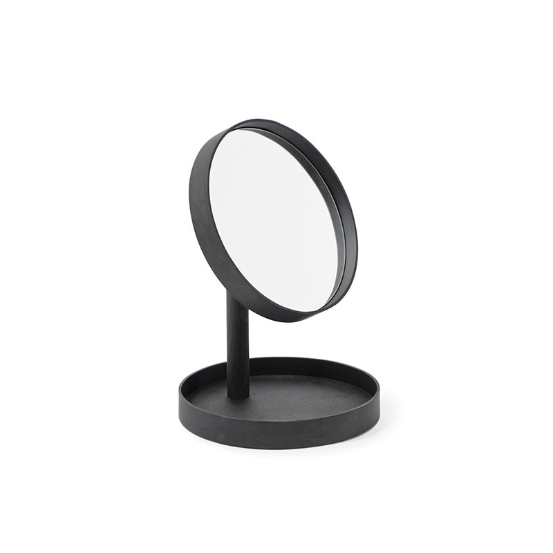 Look Magnify Mirror, H37 x D25cm, Black-2