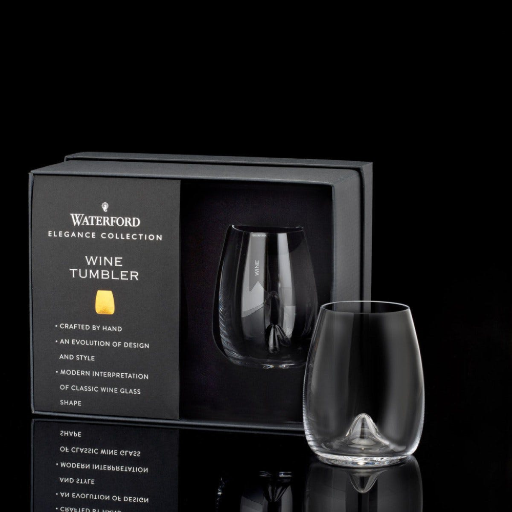 Elegance Collection Pair of stemless wine glasses-1