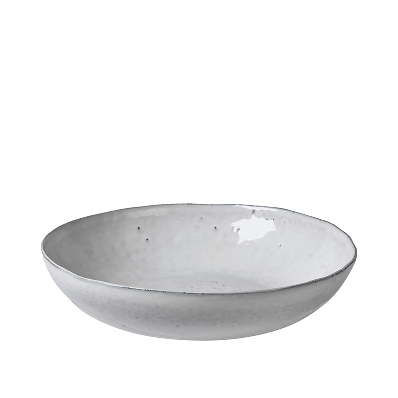 Nordic Sand Salad Bowl, D34.5cm, Natural-0