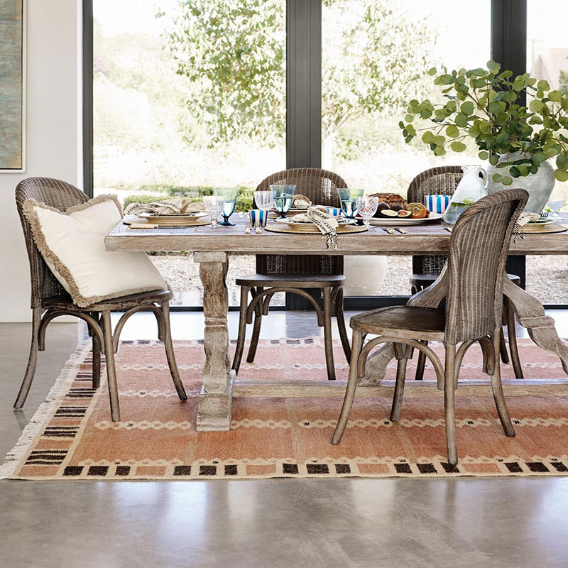 Conisbrough Dining table, L100 x W260 x H75cm, Grey-1