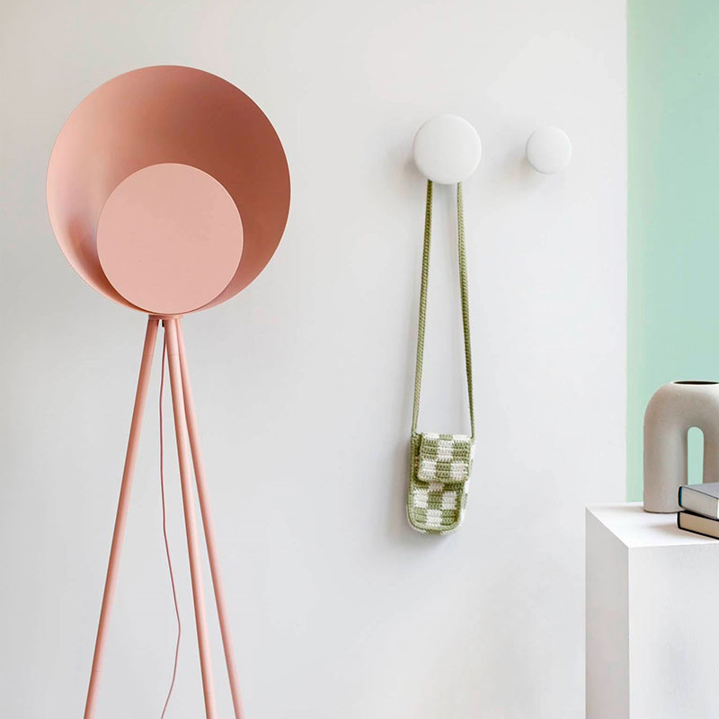 Diffuser Floor Lamp, H159cm, Pink-6