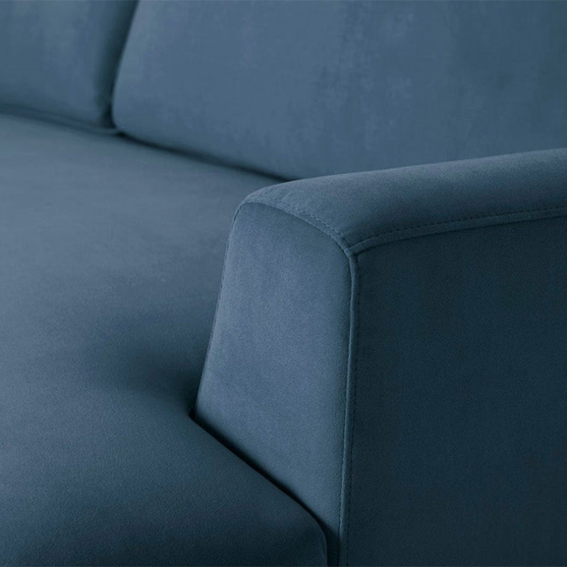 Model 05 2 Seater Velvet Sofa, Teal-4