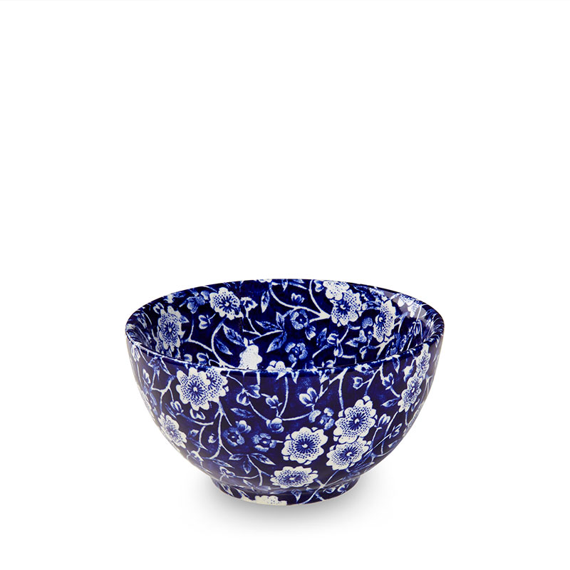 Calico Sugar Bowl, D9.5cm, Blue-0