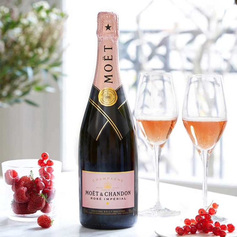 Moet & Chandon Rose Imperial Champagne, 75cl-0