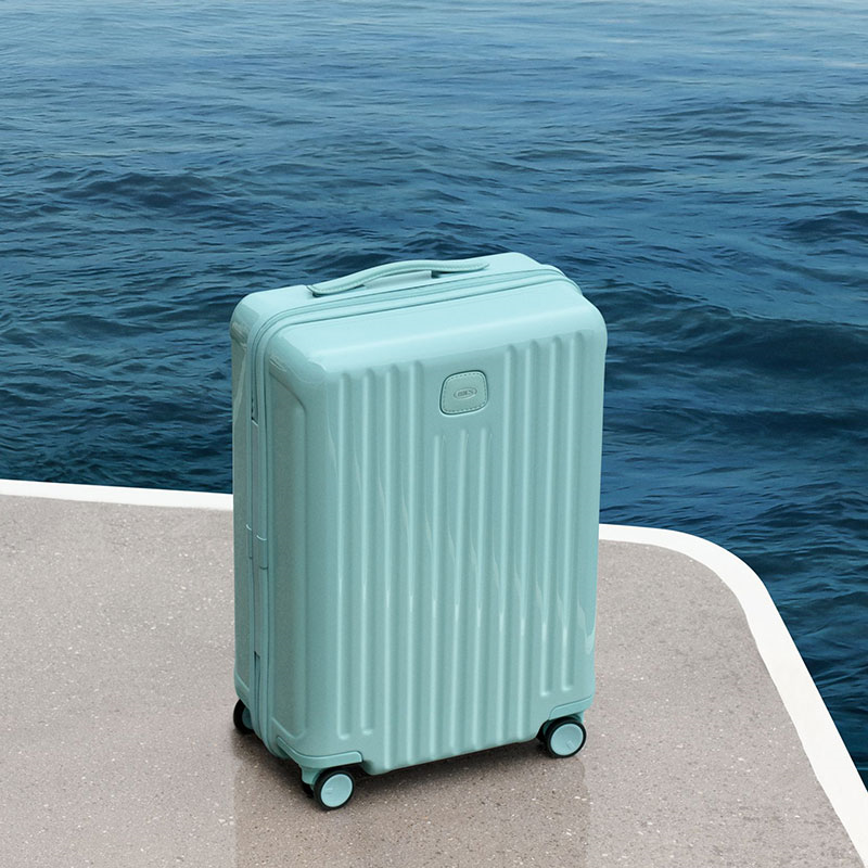 Positano Carry-on Trolley Suitcase, H55 x W23 x L38xcm, Light Blue-13