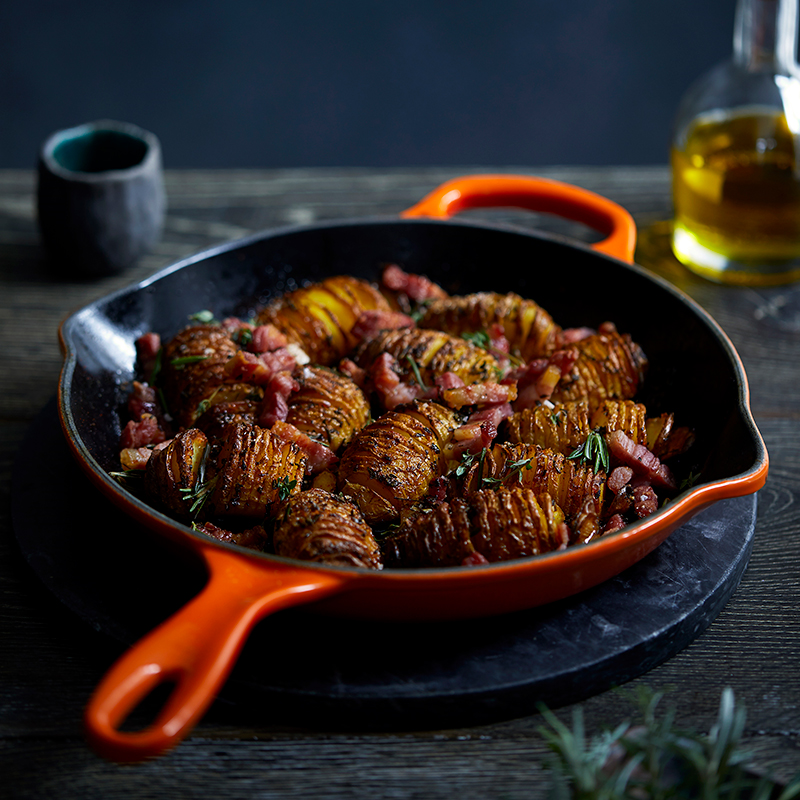 Signature Cast Iron Round skillet, 23cm, Volcanic-4