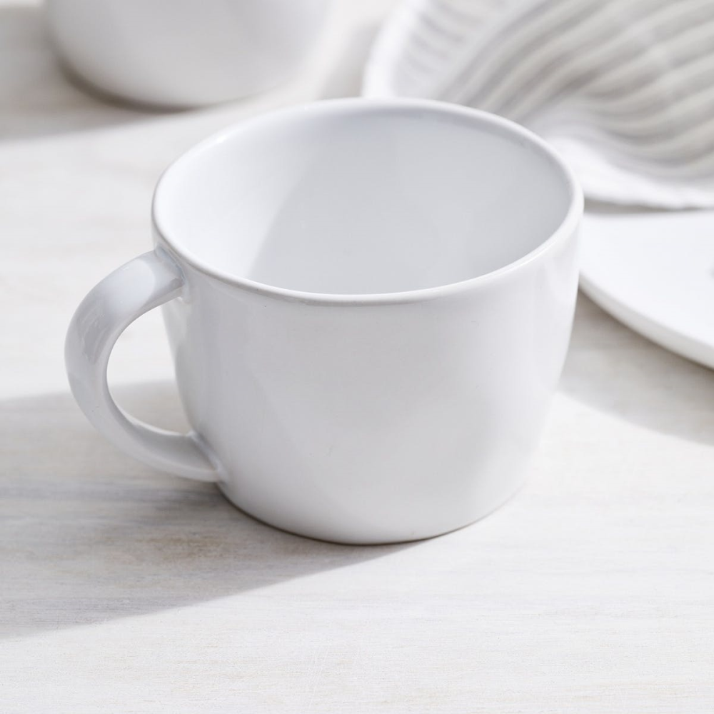 Portobello Mug, H8cm, White-0