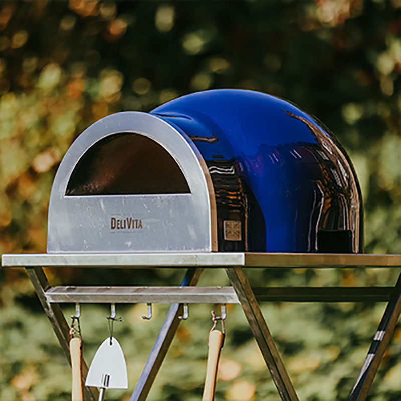 Wood-Fired Pizza Oven, Jubilee Blue-3