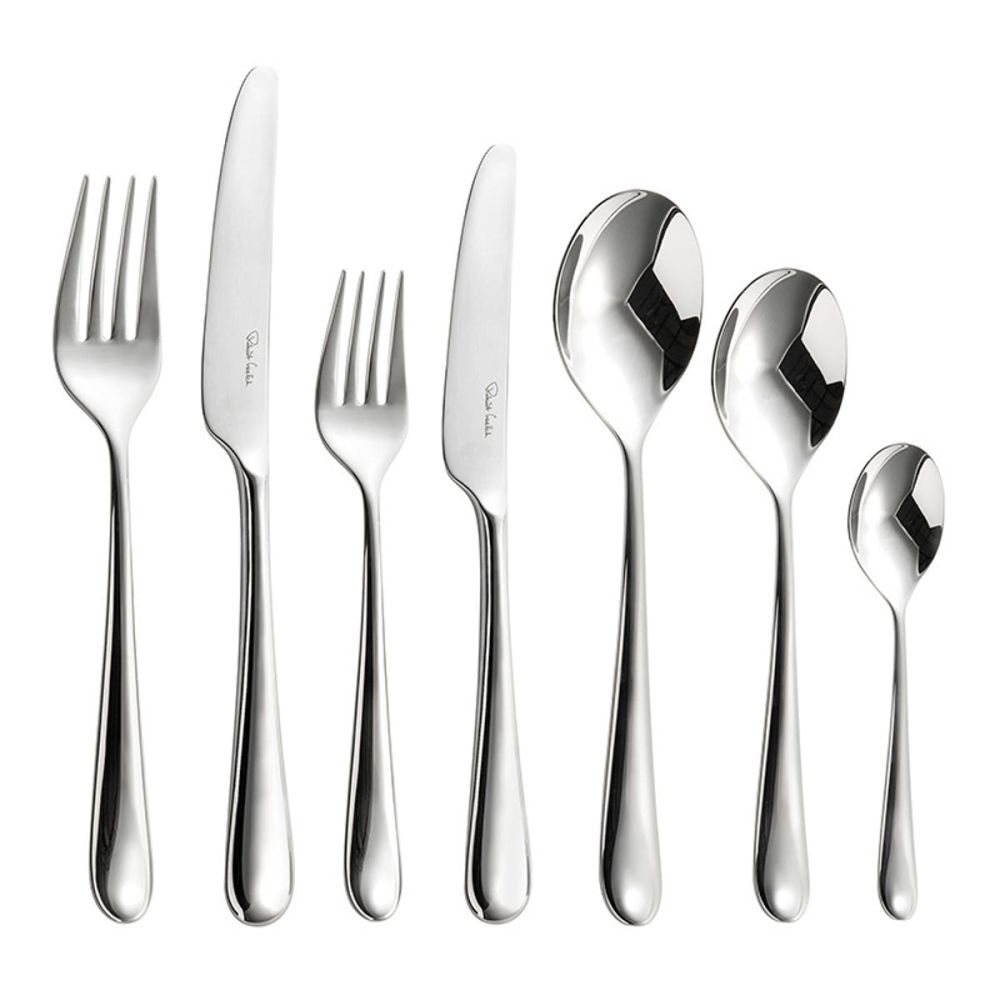 Kingham Bright 7 piece cutlery place setting, Stainless Steel-0