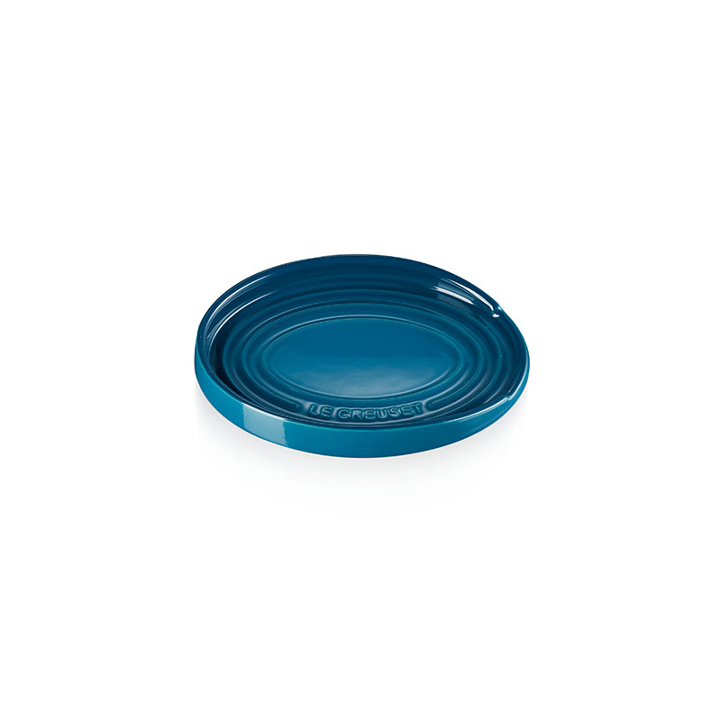 Oval Spoon Rest, Deep Teal-2