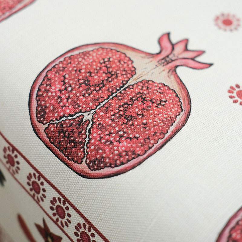 Bell Hutley Tablecloth, 138cm x 260cm, Pomegranate-7