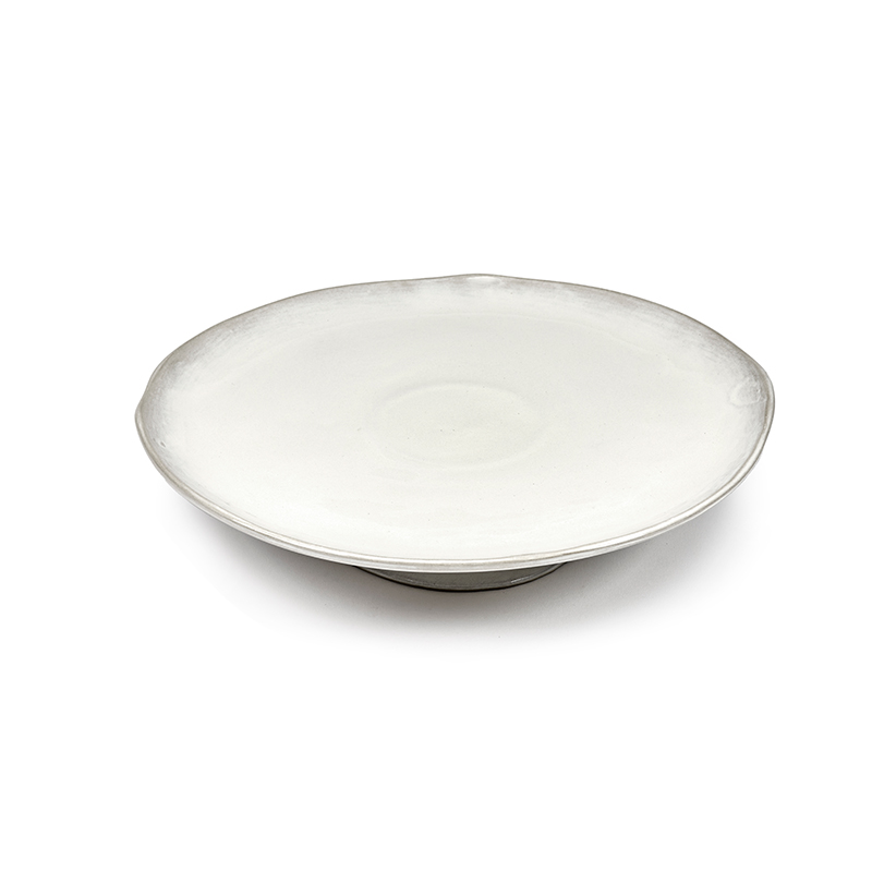 La Mère Plate, D30.5cm, Off White-2