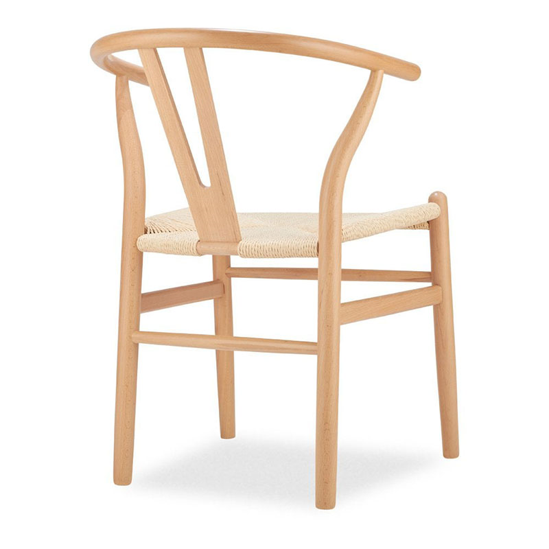 Wishbone chair, H77.5 x W56 x D54cm, Natural-4