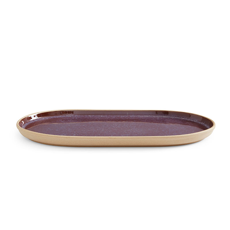 Minerals Oval Platter, L35 x W19cm, Amethyst-5