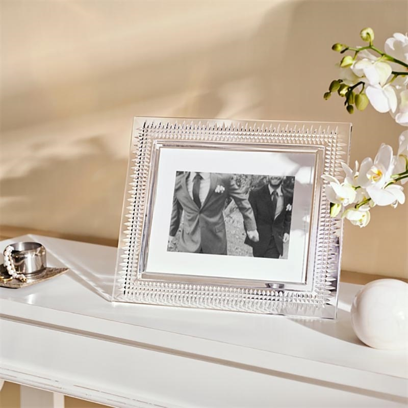 Lismore Diamond Picture Frame, 8" x 1", Clear-1