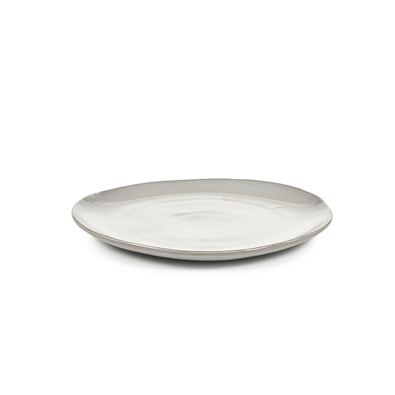 La Mère Set of 2 Plates, D27cm, Off White-2