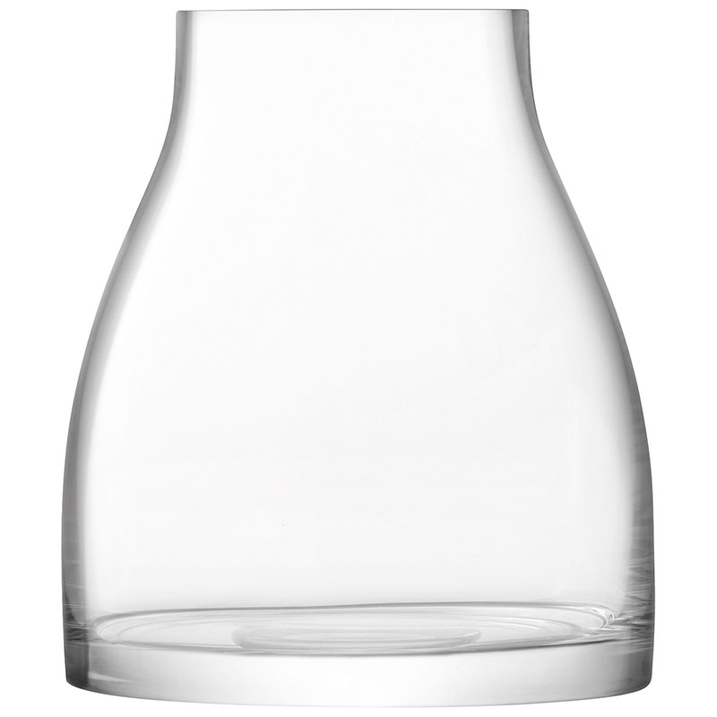 Flower Kiln Vase, H21cm, Clear-0