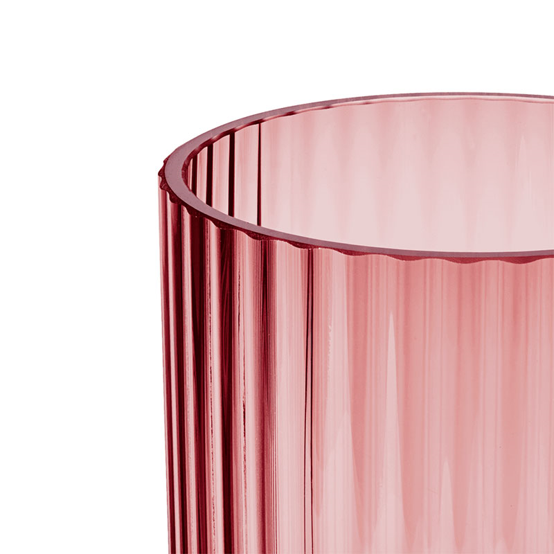 Lyngby Vase, H20.5cm, Burgundy-3