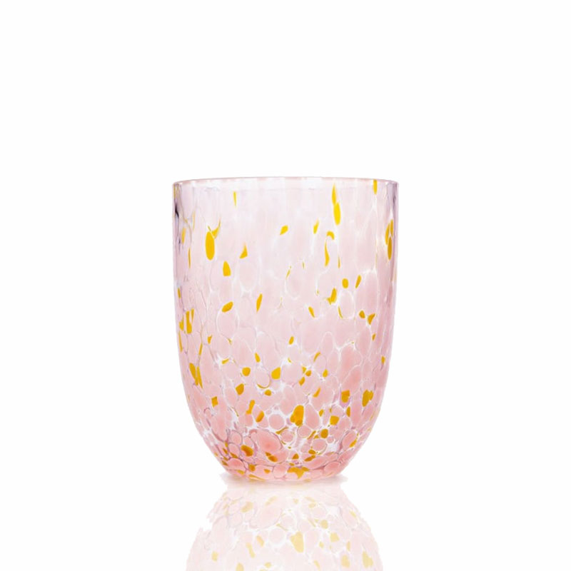 Confetti Set of 6 Tumblers, 200ml, Rosa & Yellow-0