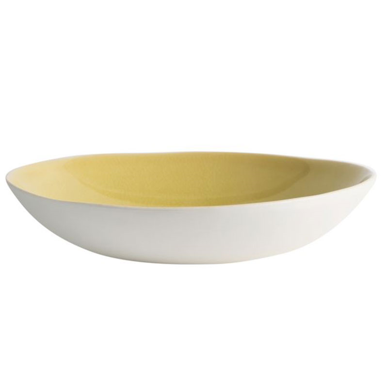 Maguelone Pasta Plate, D23cm, Sunflower Yellow-0