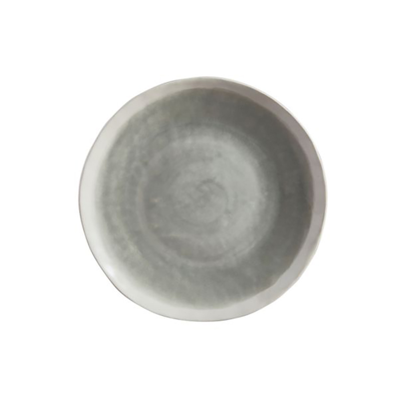 Sea Foam Dessert Plate, D21cm, Dove Grey-0