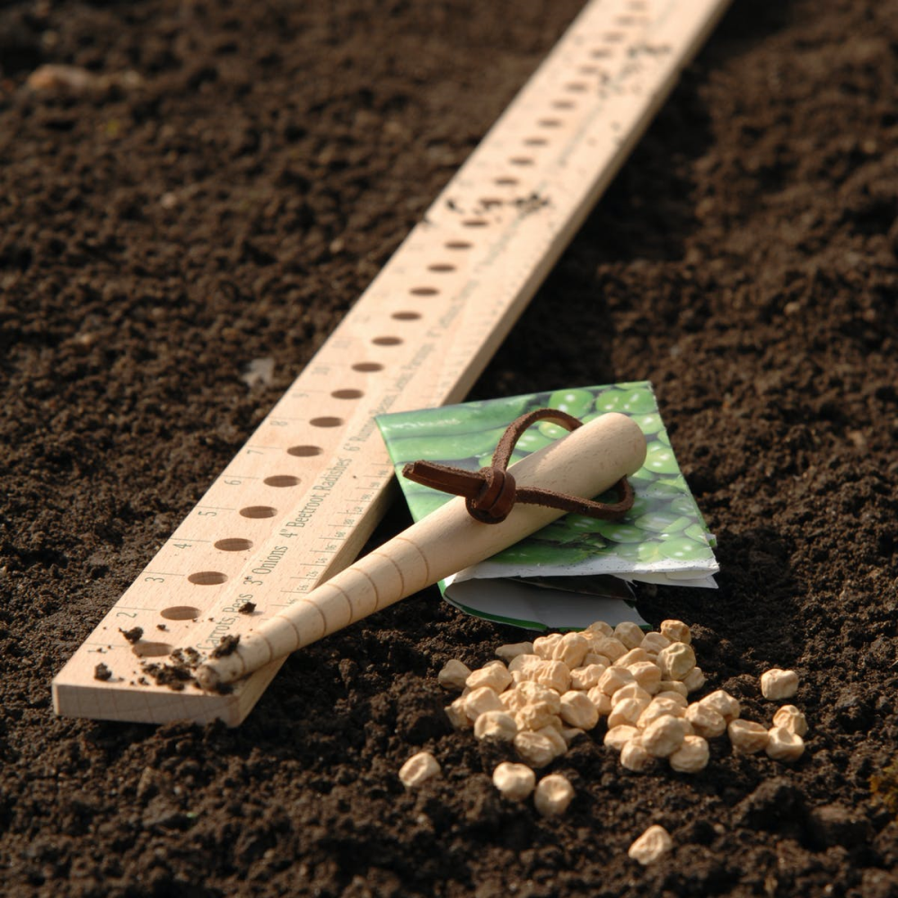 Seed & Plant Spacing Ruler, Natural-1