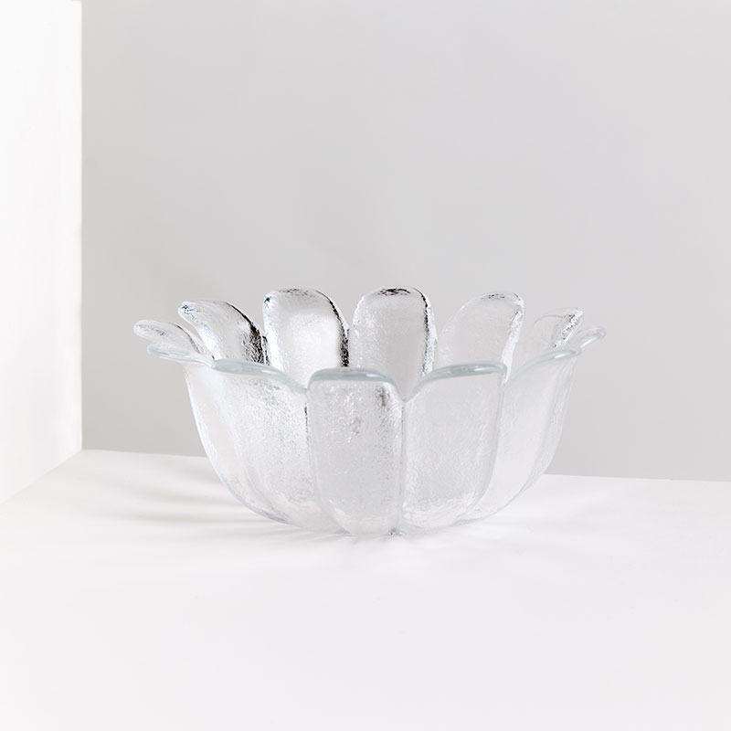 Daisy Bowl, D21.5cm, Clear-4