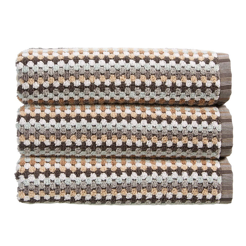 Carnaby Stripe Hand Towel, Neutral-0