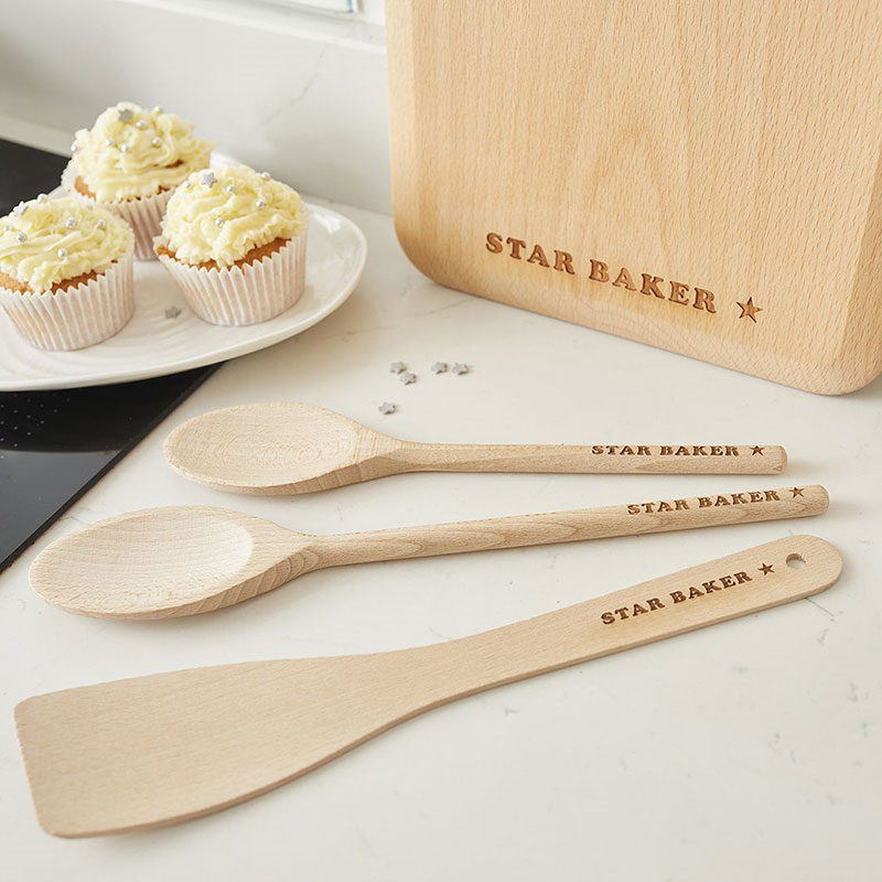 Star Baker Spoon, L25cm, Beech-1