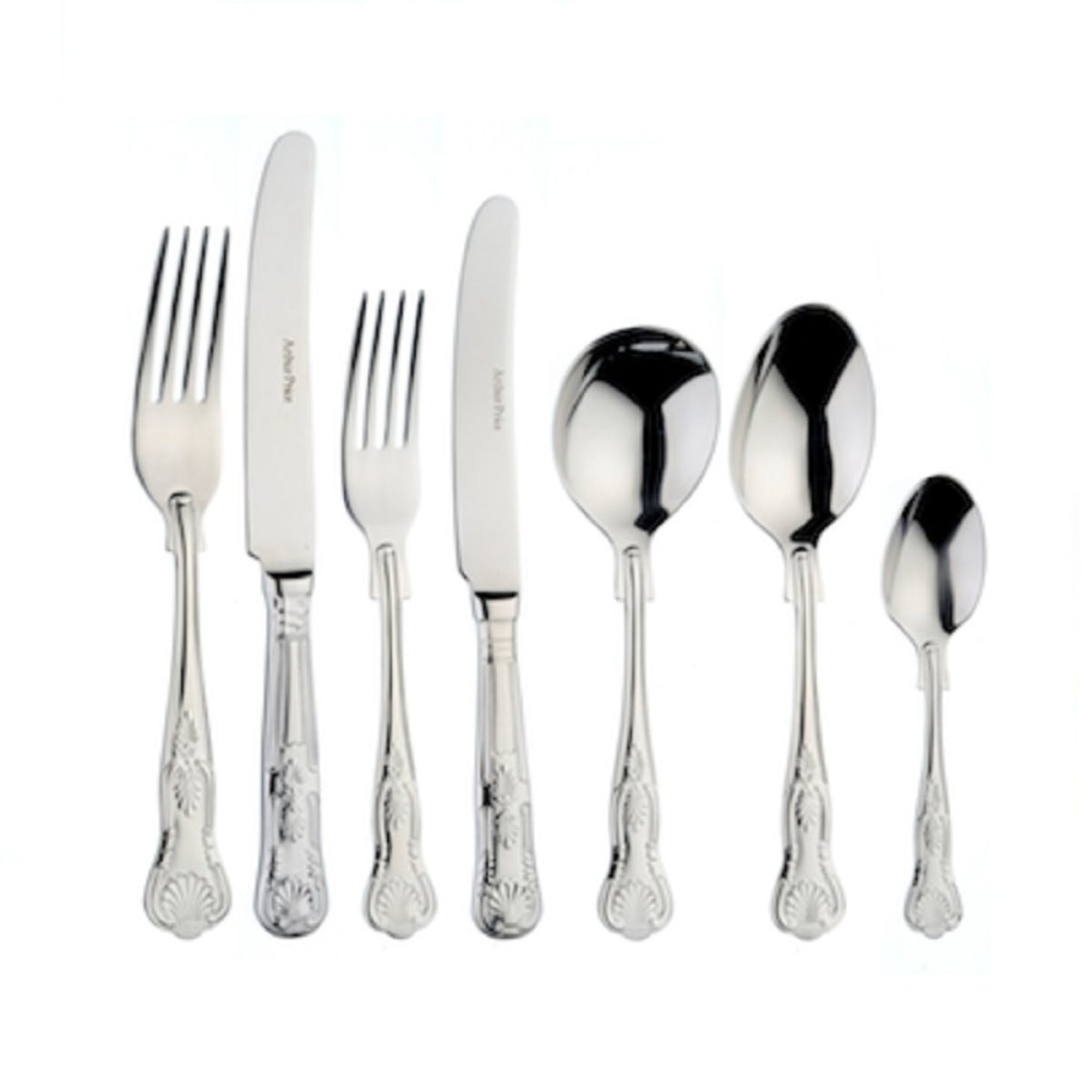 7 Piece Place Setting, Everyday Classics, Kings, Stainless Steel-0