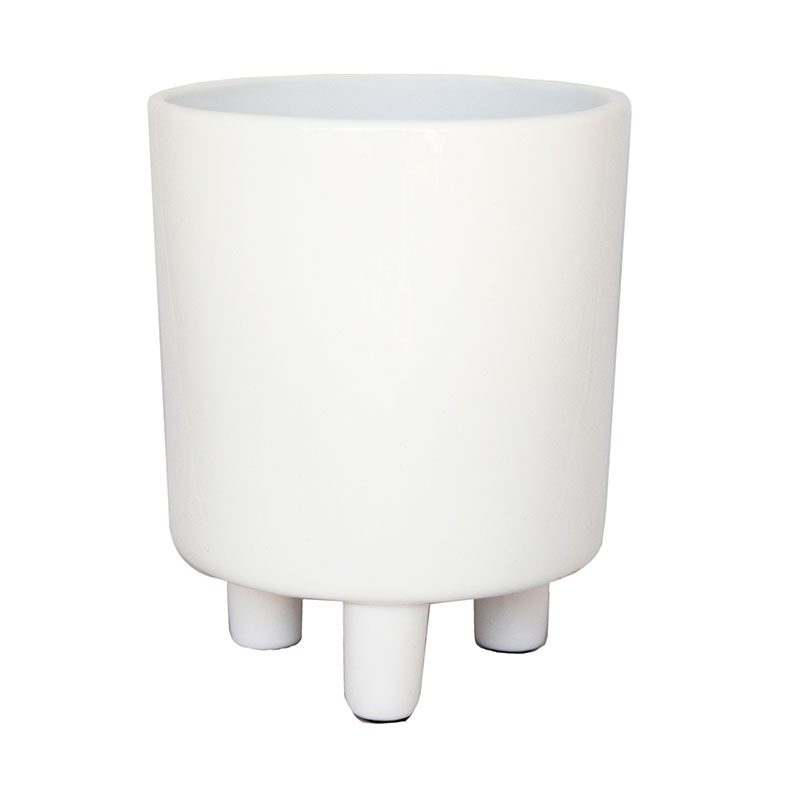 Pisa Planter, H16 x W19 x D19cm, White-1