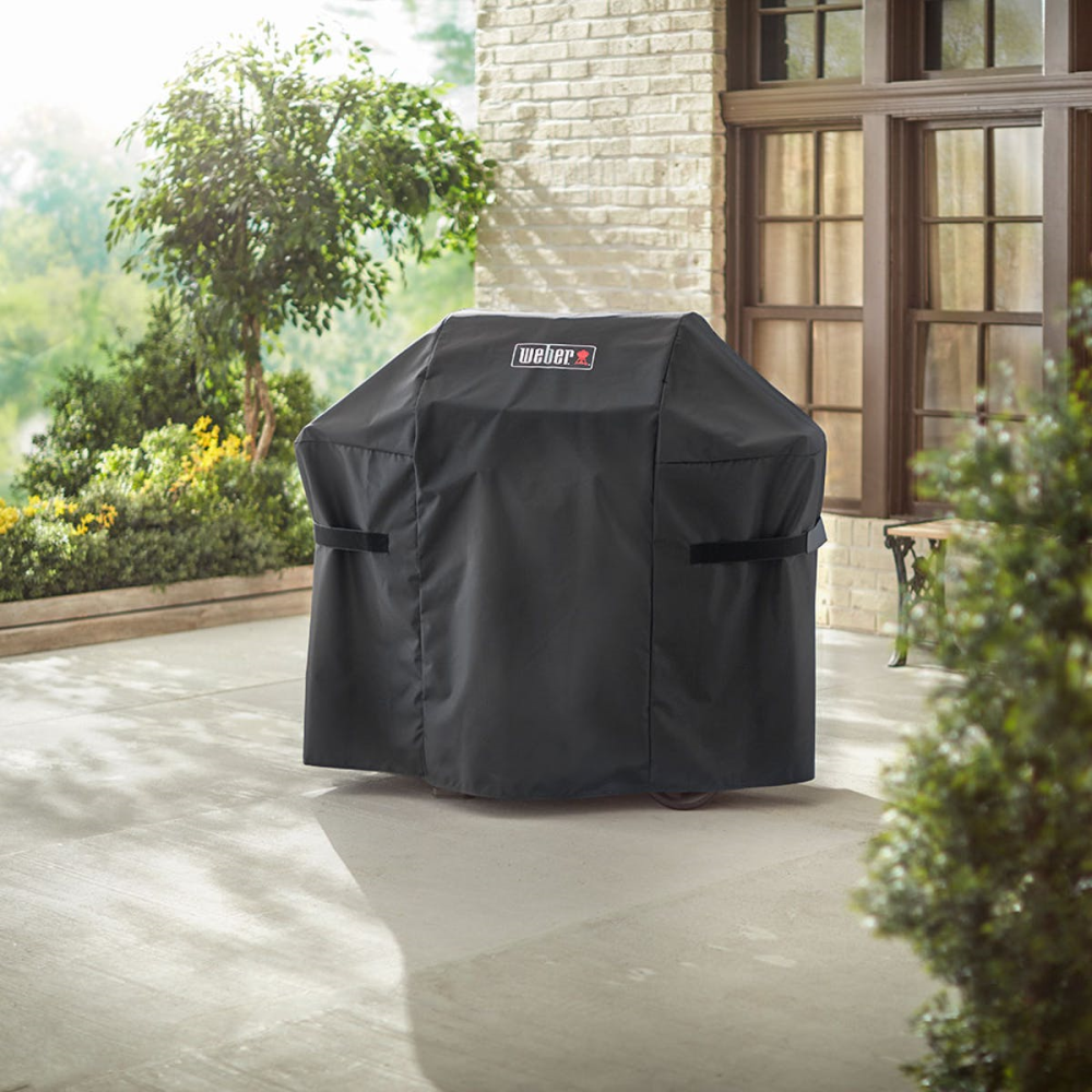 Grill cover premium - fits spirit II 200 & spirit E-210, H106.7 x W45.2 x D121.9cm, Black-1