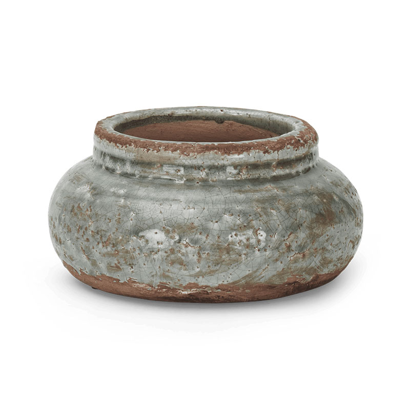 Broseley Pot, H10 x D22cm, Moss-1