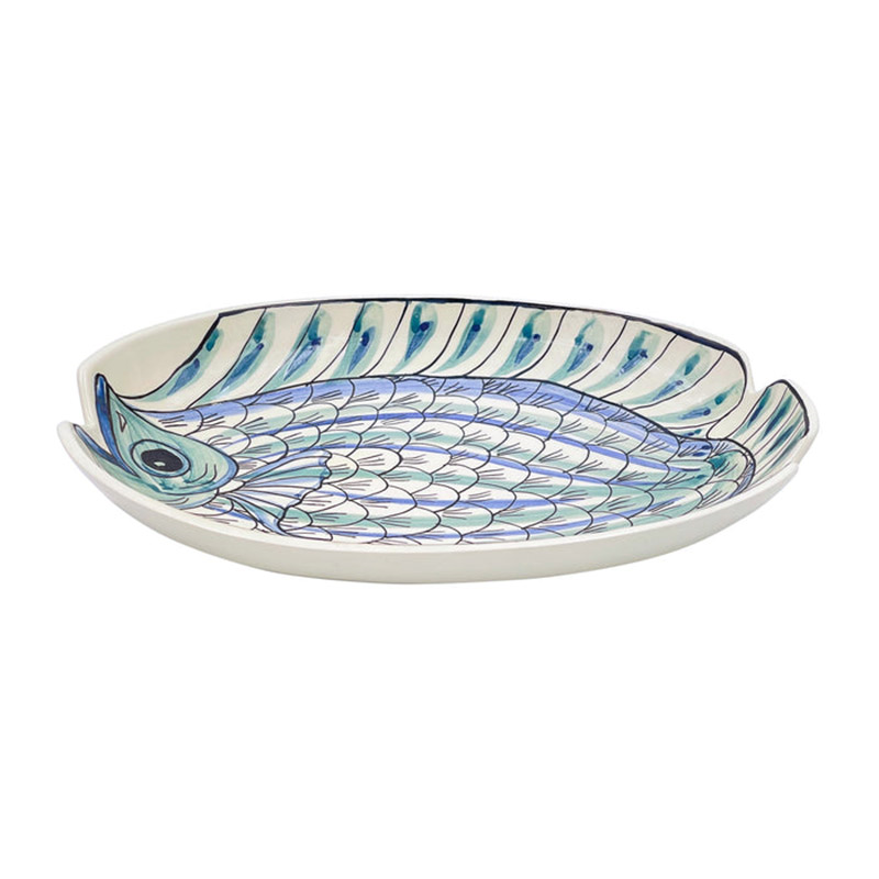 Romina Platter, W23 x L30cm, Blue-1