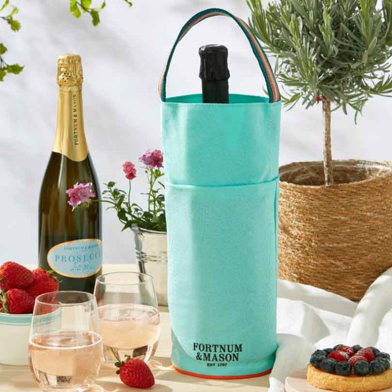 Picnic Bottle Bag, Eau de Nil-2