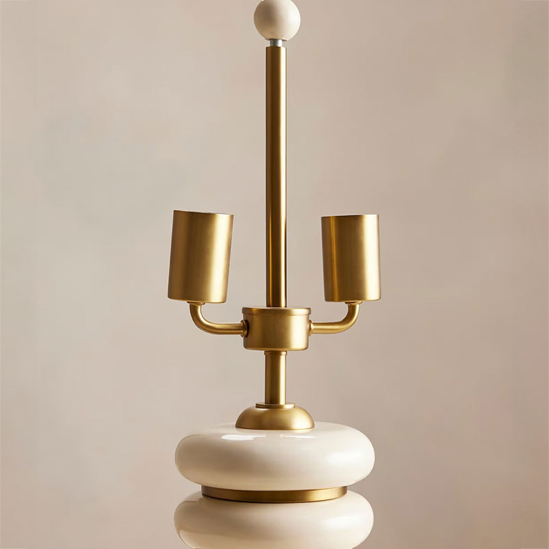 Greyson Table Lamp, H62cm, Cream-2