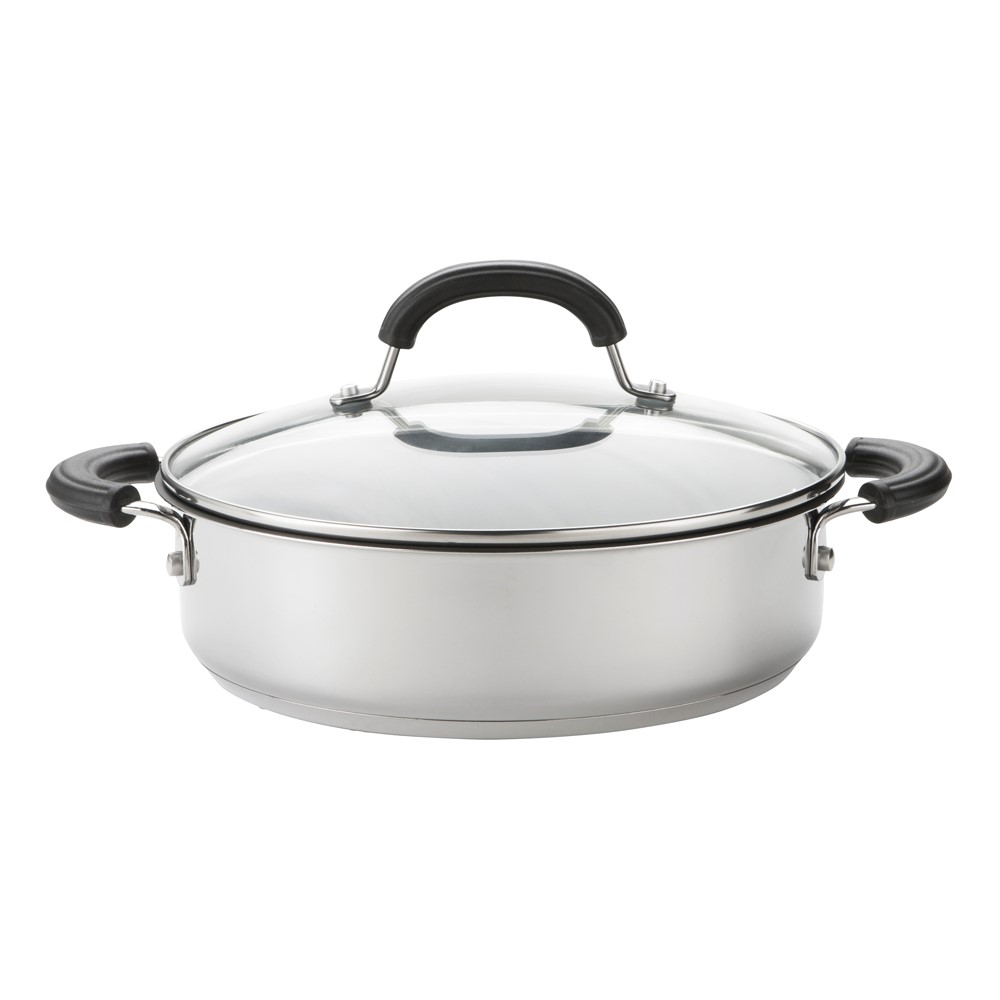 Total Casserole, 24cm - 2.8 litre, Stainless Steel-0