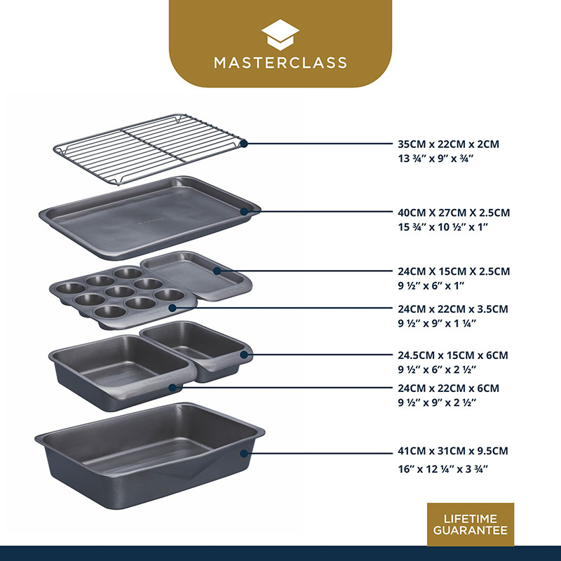 Smart Space 7 piece bakeware set, Non-Stick-1