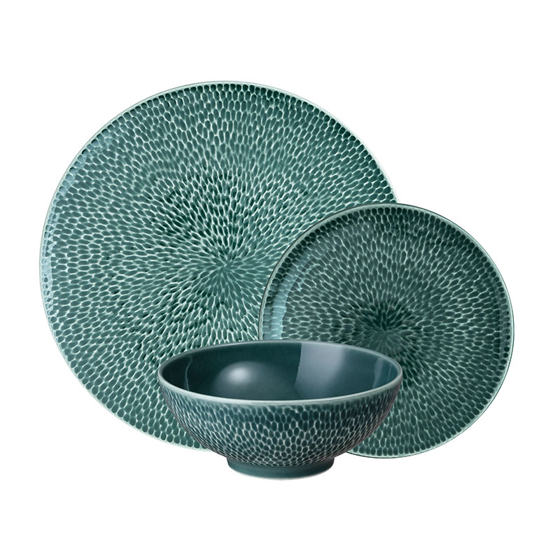 Carve Green 12 Piece Tableware Set-0