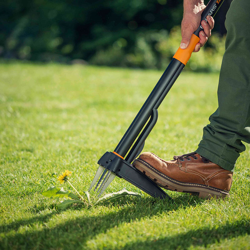 Solid Weed Puller, H93 x L9 x W30cm, Black and Orange-0