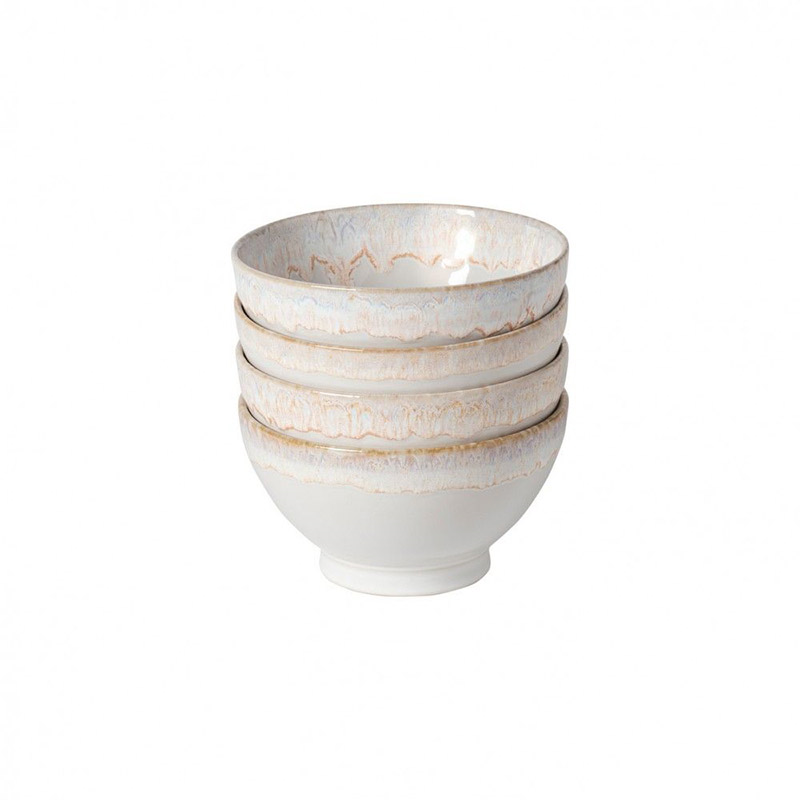 Set of 4 Bowls, D15cm, White-0