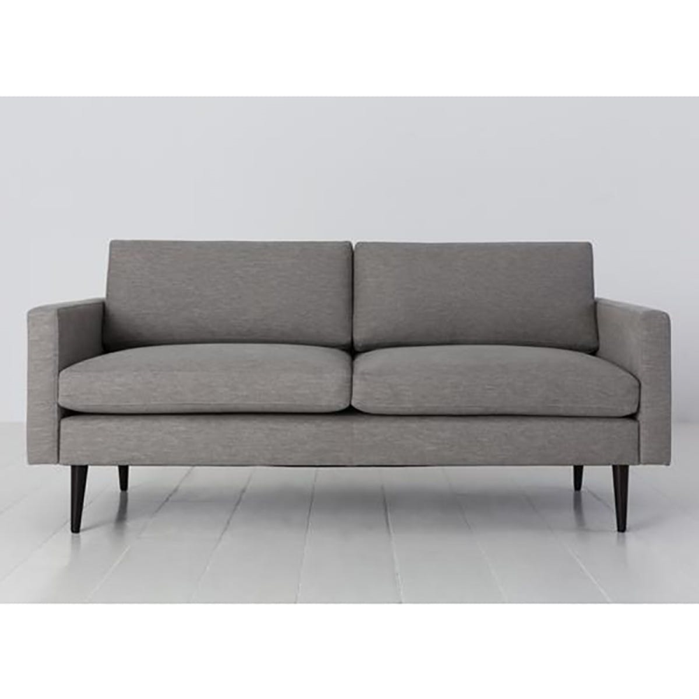 Model 01 2 Seater Linen Sofa, Shadow-2