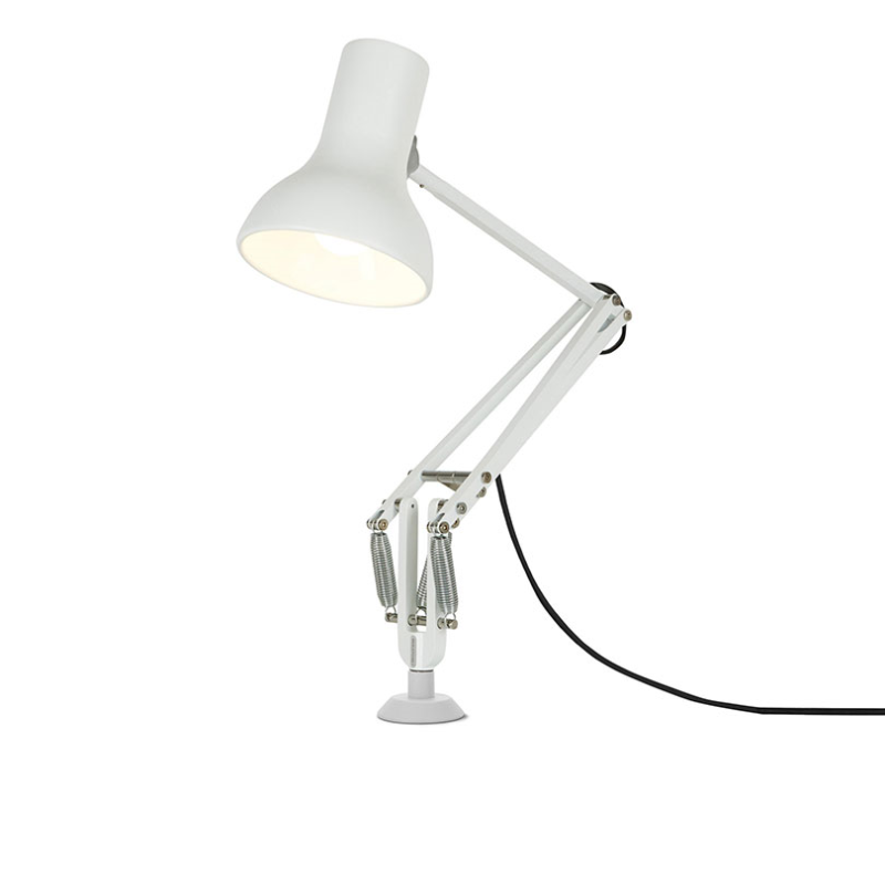 Type 75 Mini Lamp with Desk Insert, Alpine White-1