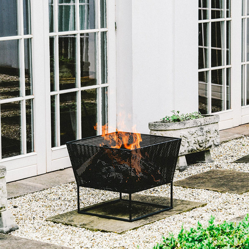 Norfolk Outdoor firebowl, W52cm, Black-5