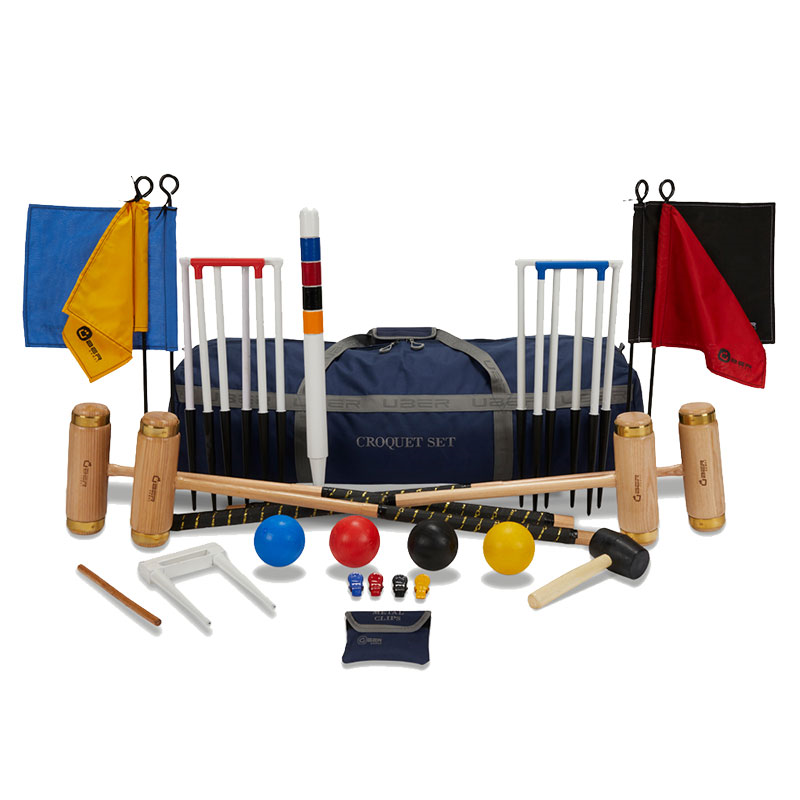 Executive 4 Player Croquet Set with Nylon Bag-0